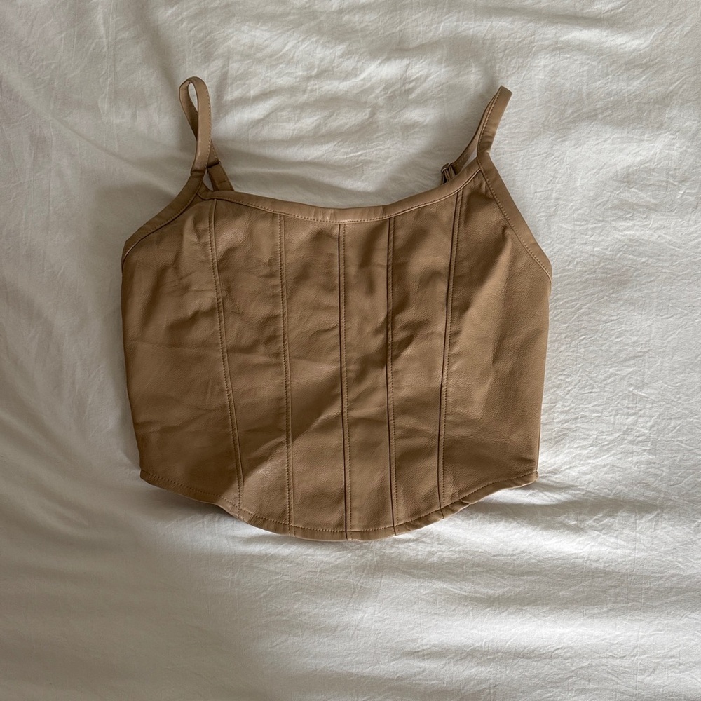 Elegant Tan Camisole Top